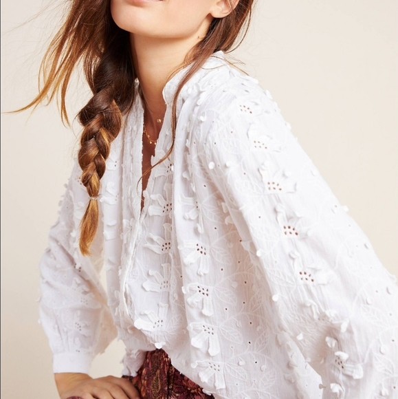 Anthropologie Kathryn Blouse Top - Picture 7 of 9
